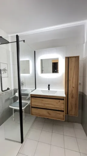 Réalisation salle de bain PMR à Nice