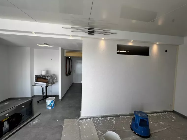 Rénovation totale d’un appartement spacieux et lumineux de 152m2 avec 4 chambres, Nice, IC RENOV 06